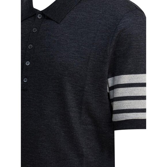 Thom Browne 4-Bar Wool Polo Shirt Tag Size 4 Men - Picture 4 of 4